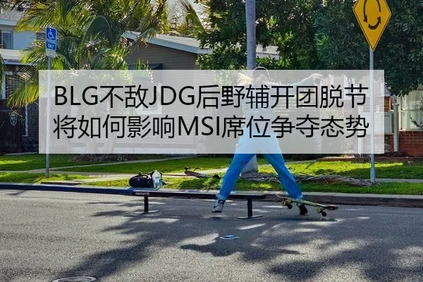 BLG不敌JDG后野辅开团脱节将如何影响MSI席位争夺态势